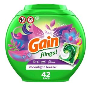 Gain Flings Laundry Detergent Pacs